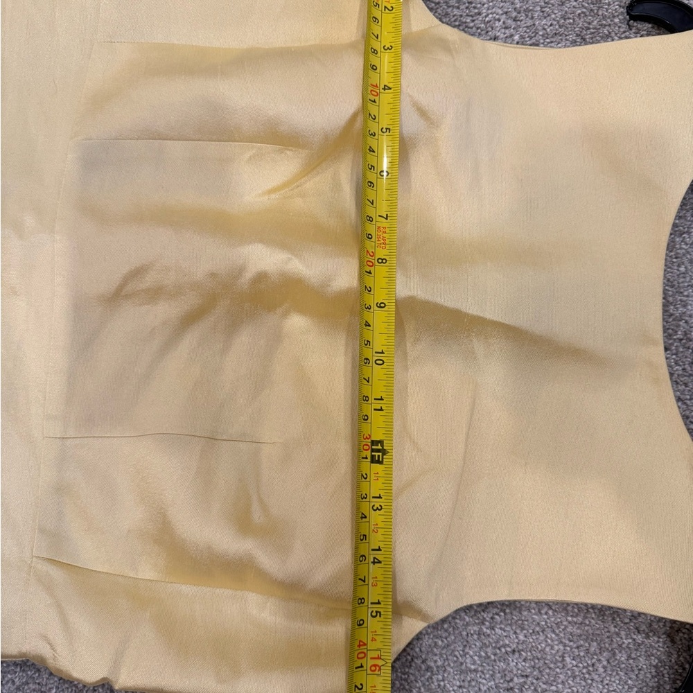 Talbots Yellow Midi Dress Silk Blend *NWT* - Picture 9 of 12